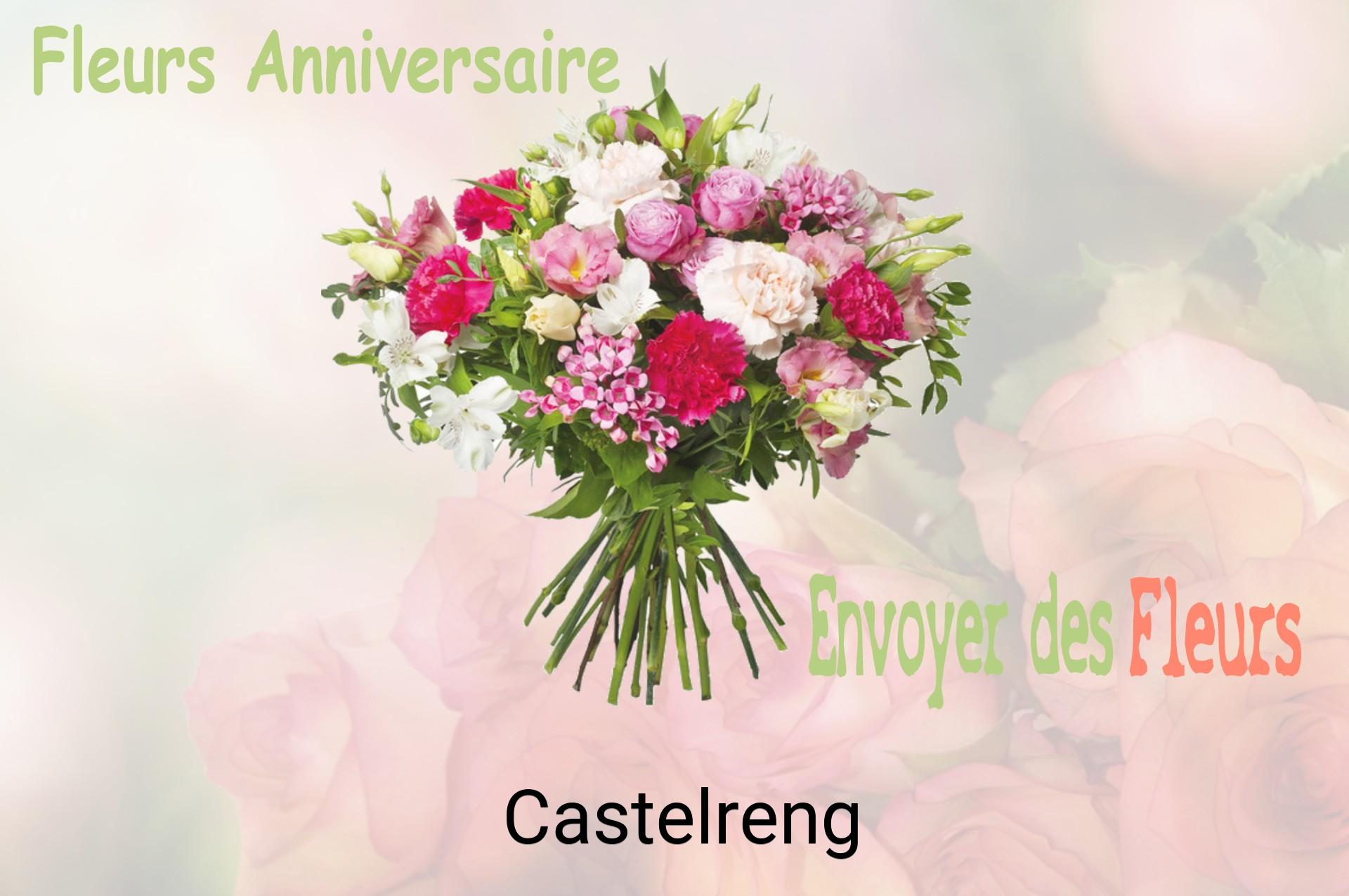 Bouquet de fleurs d’anniversaire livré à Castelreng